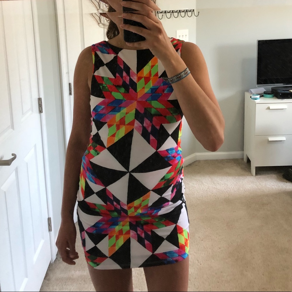 Mara Hoffman Geometric Multicolored Dress